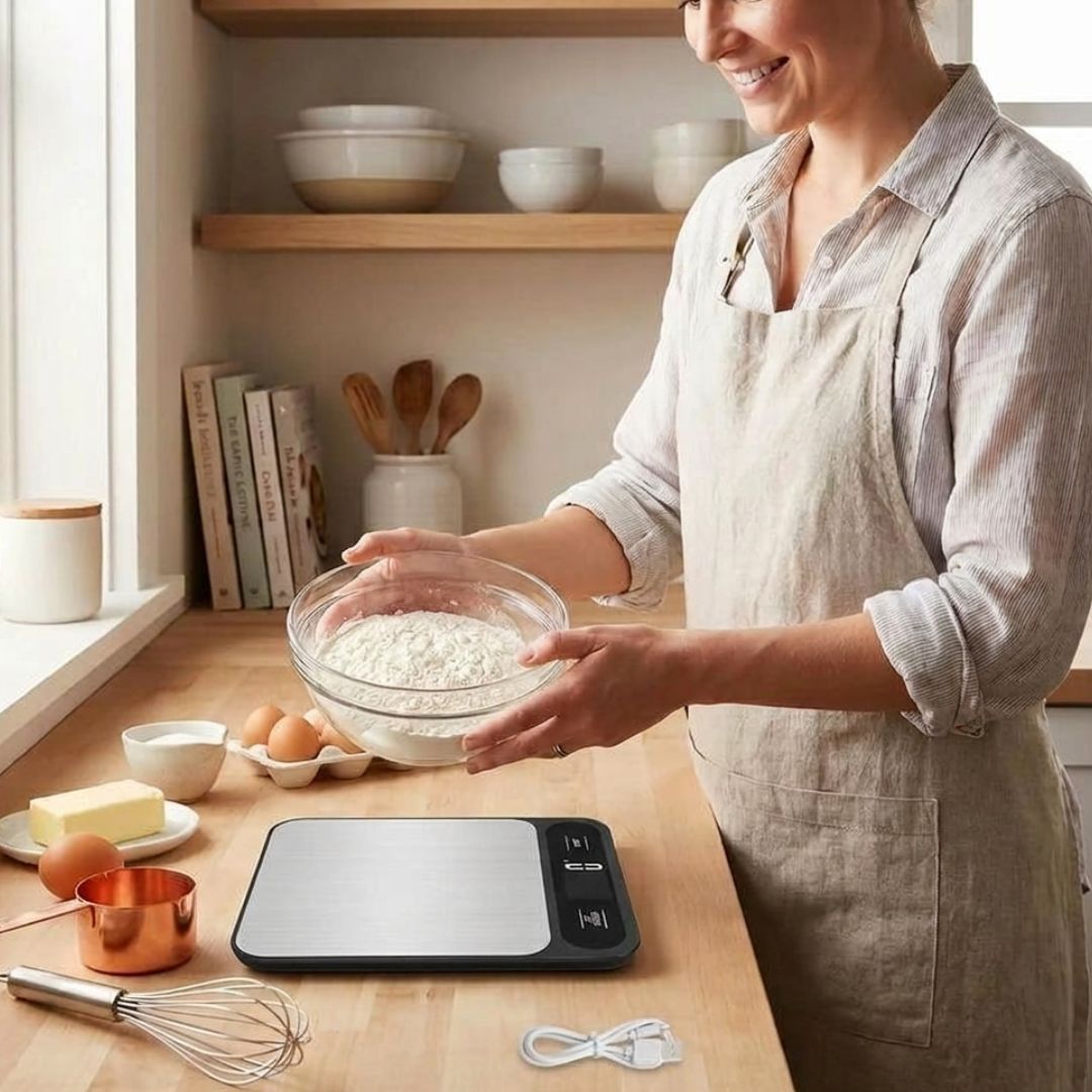 Balance de cuisine digitale ChefScale noire – Librecook