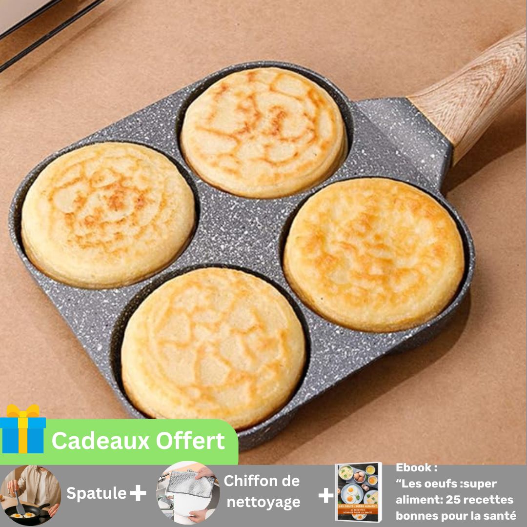 Poele a pancake｜4 Holes frying pan™