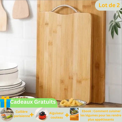 Planche à découper en bois｜Librecook™