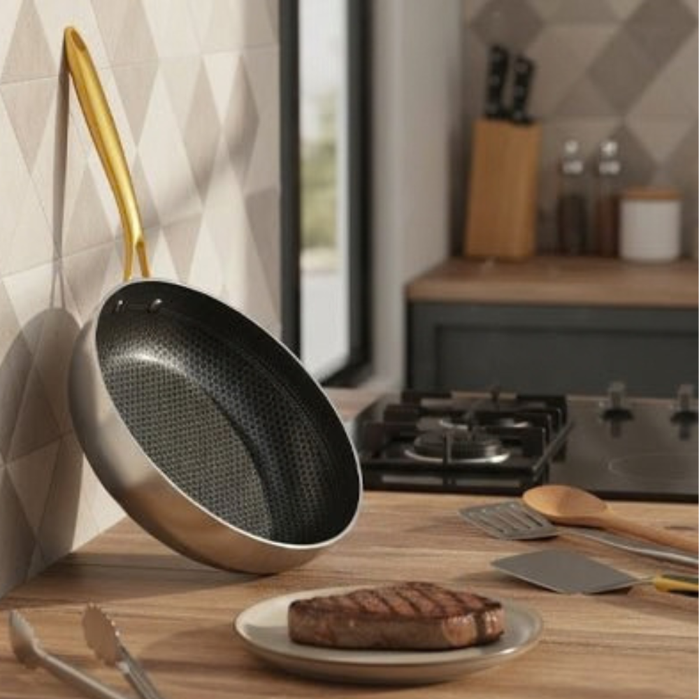 poele inox anti adhésive