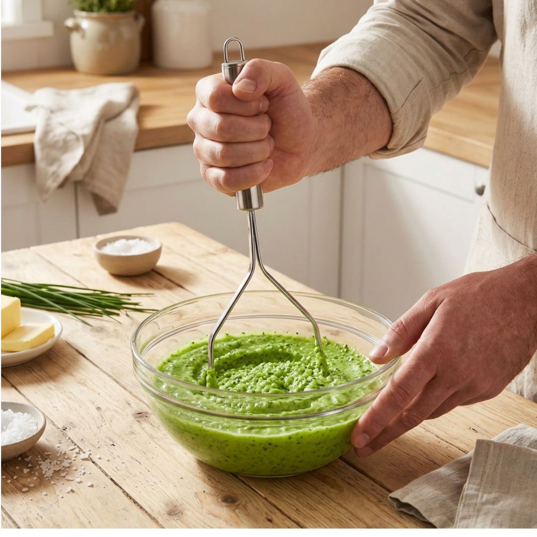 Presse purée manuel Librecook pour purée de légumes onctueuse – acier inoxydable