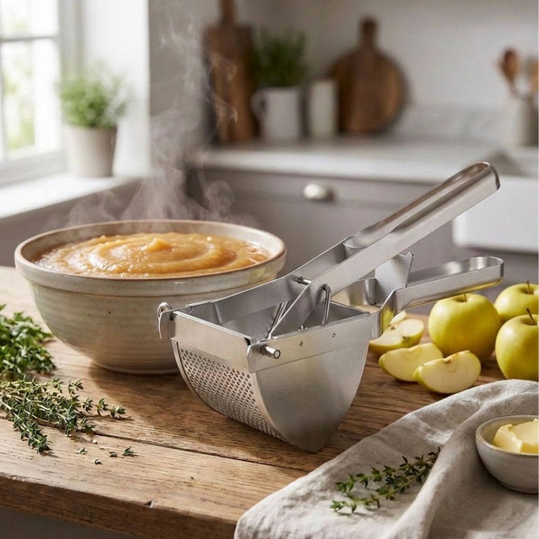 Presse purée inox Librecook pour légumes et fruits