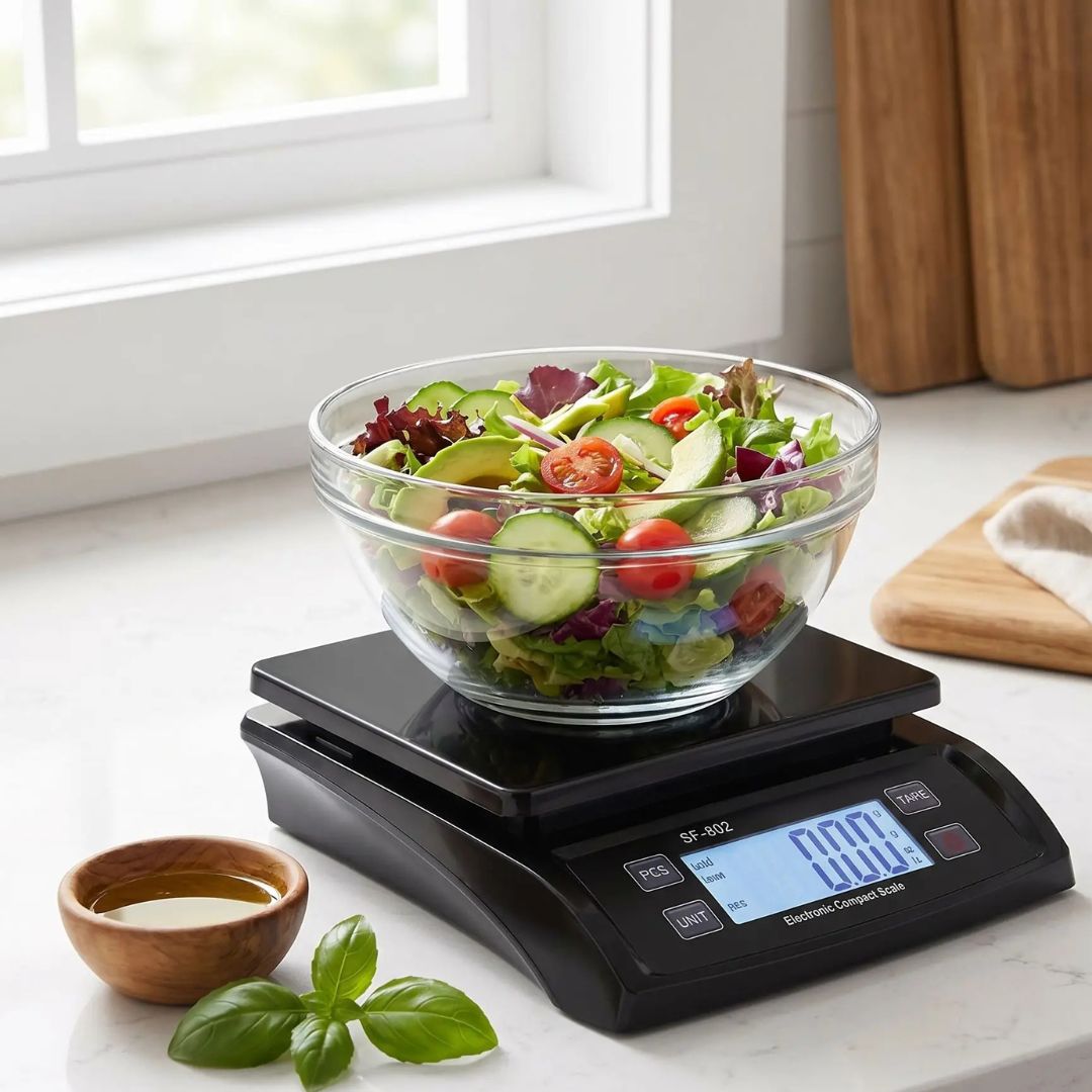 Balance cuisine noire Chef Pro acier inoxydable | Librecook™