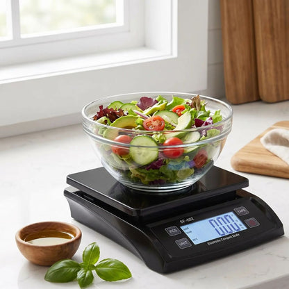 Balance cuisine noire Chef Pro acier inoxydable | Librecook™