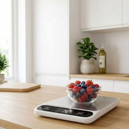 Balance de cuisine design élégant plateau inox – ChefScale Librecook