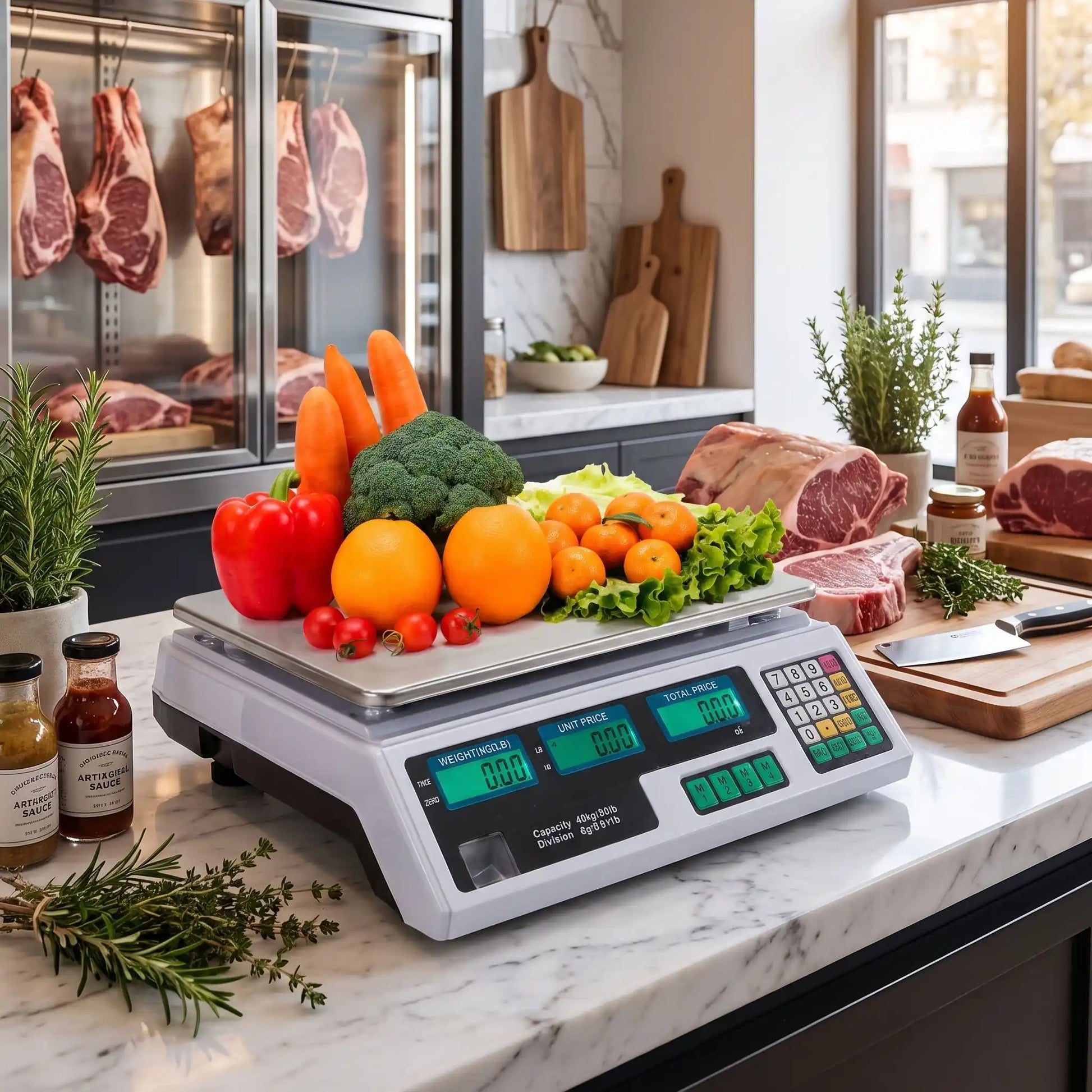 Balance professionnelle cuisine acier inoxydable écran LCD – Librecook™