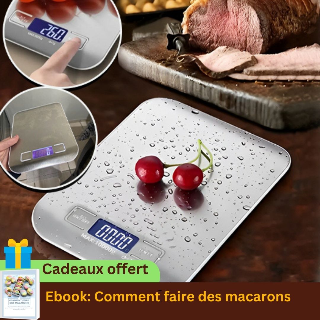 Balance de cuisine précision au gramme fonction tare – Librecook™