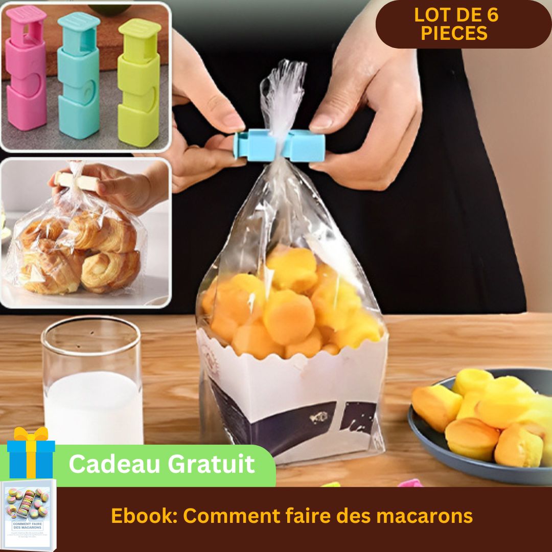 Clip fermeture sachet｜Librecook™