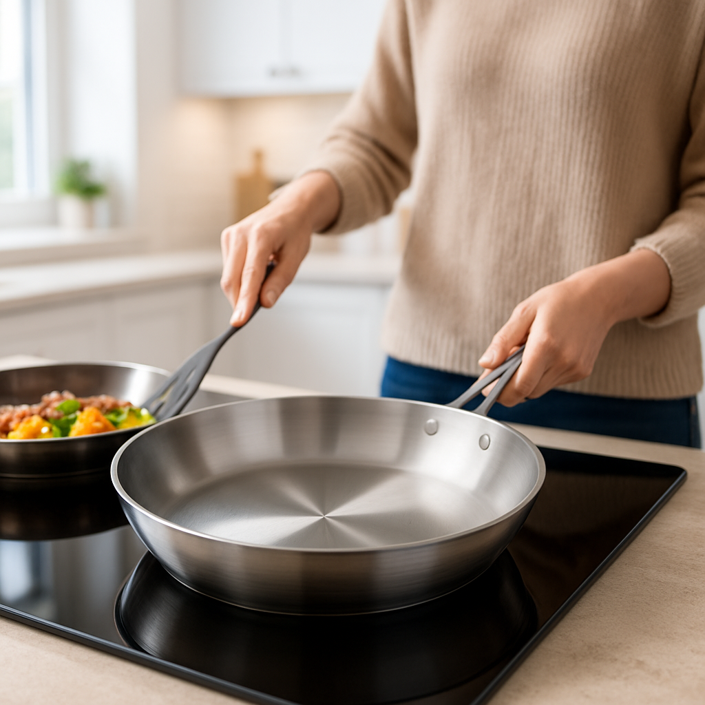 Poele inox induction