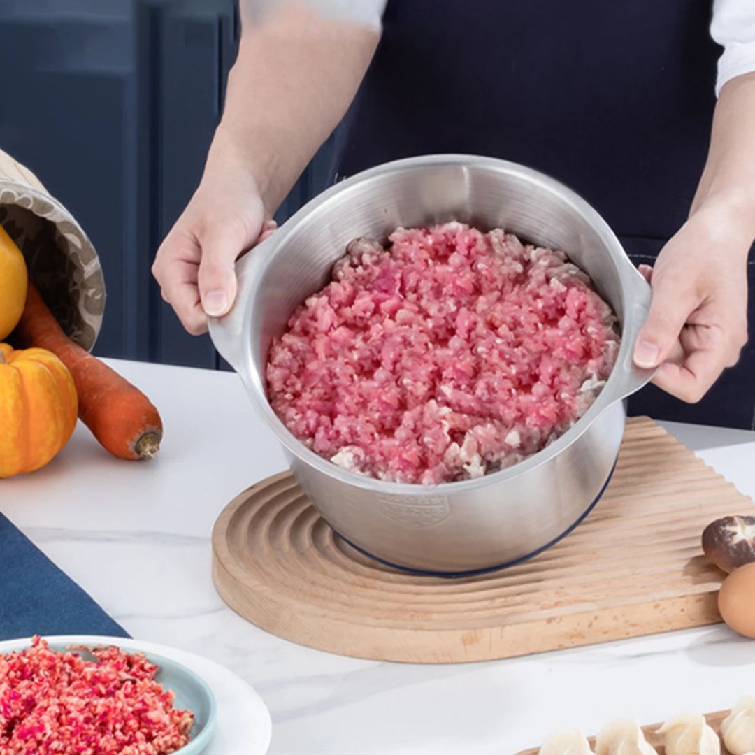Hachoir a viande en acier inoxydable｜Librecook™