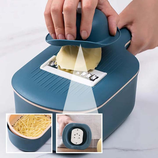 Mandoline cuisine avec passoire intégrée pratique | Librecook™
