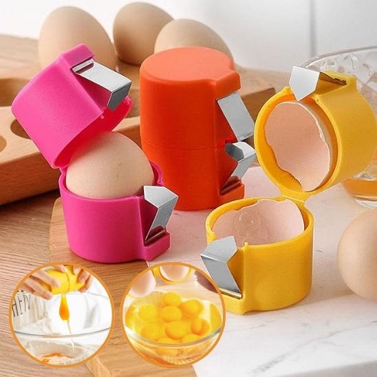 3Pcs Ouvre-Coquille D'Oeuf, Coupeur Oeuf Coque Ouvre