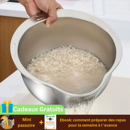 Passoire en inox - passoire à riz｜Librecook™