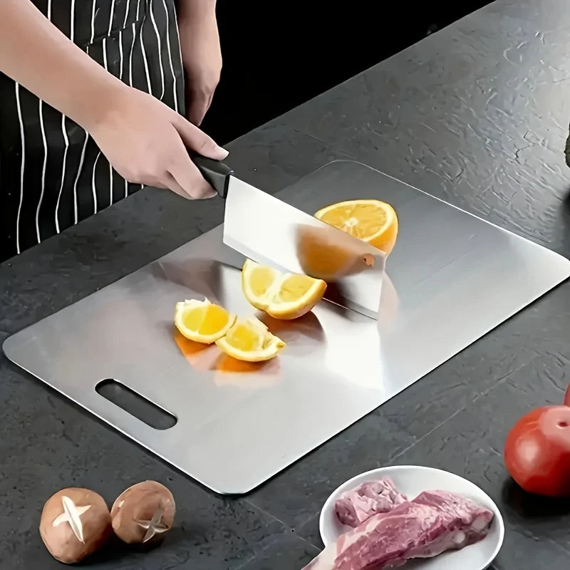 Planche a decouper en titane Set 3 PCS  | Stainless Steel 3pcs Cutting Boards™