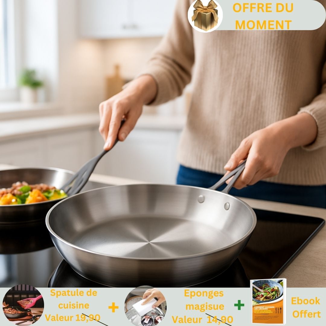 Poele inox induction