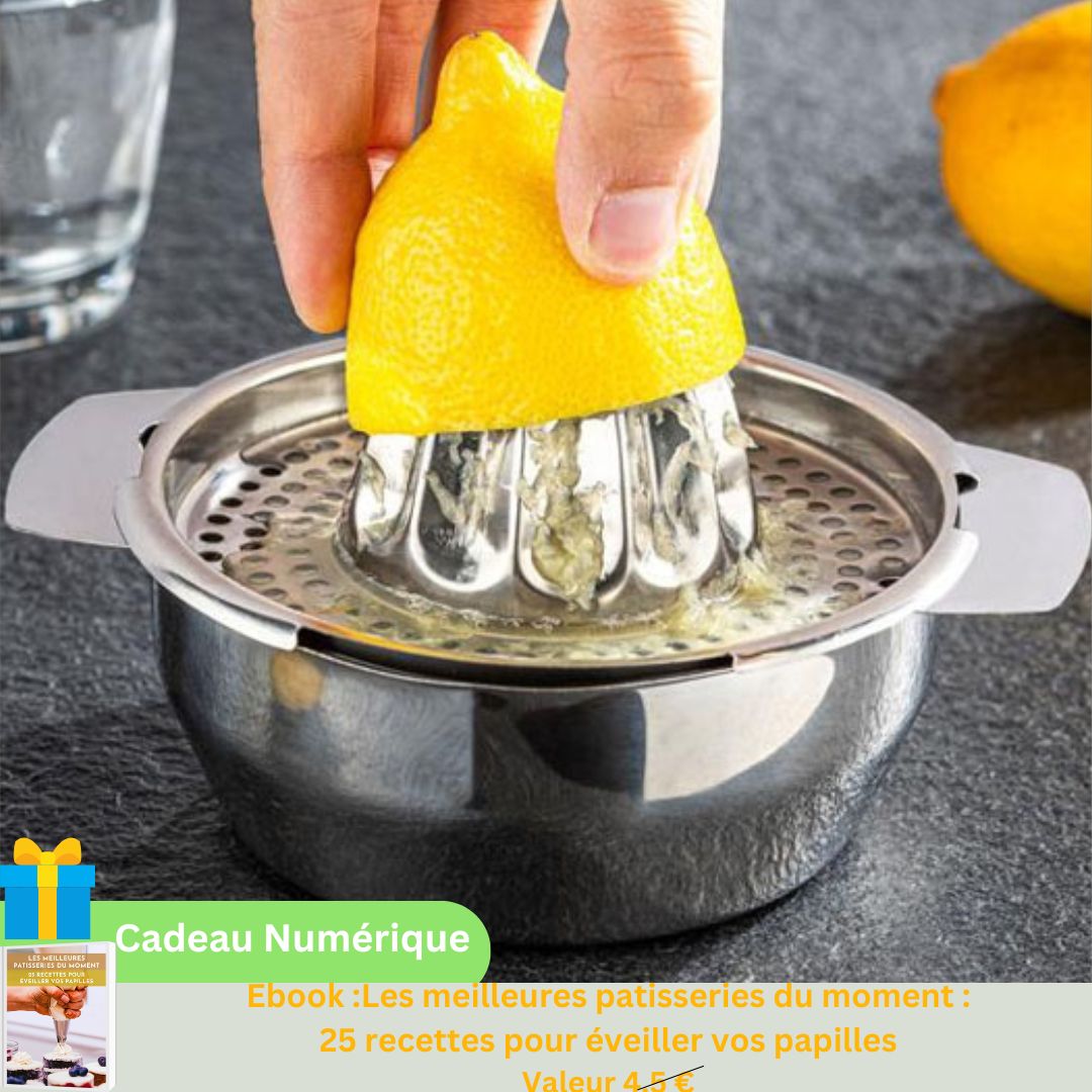 Presse agrumes en acier inoxydable｜Librecook™