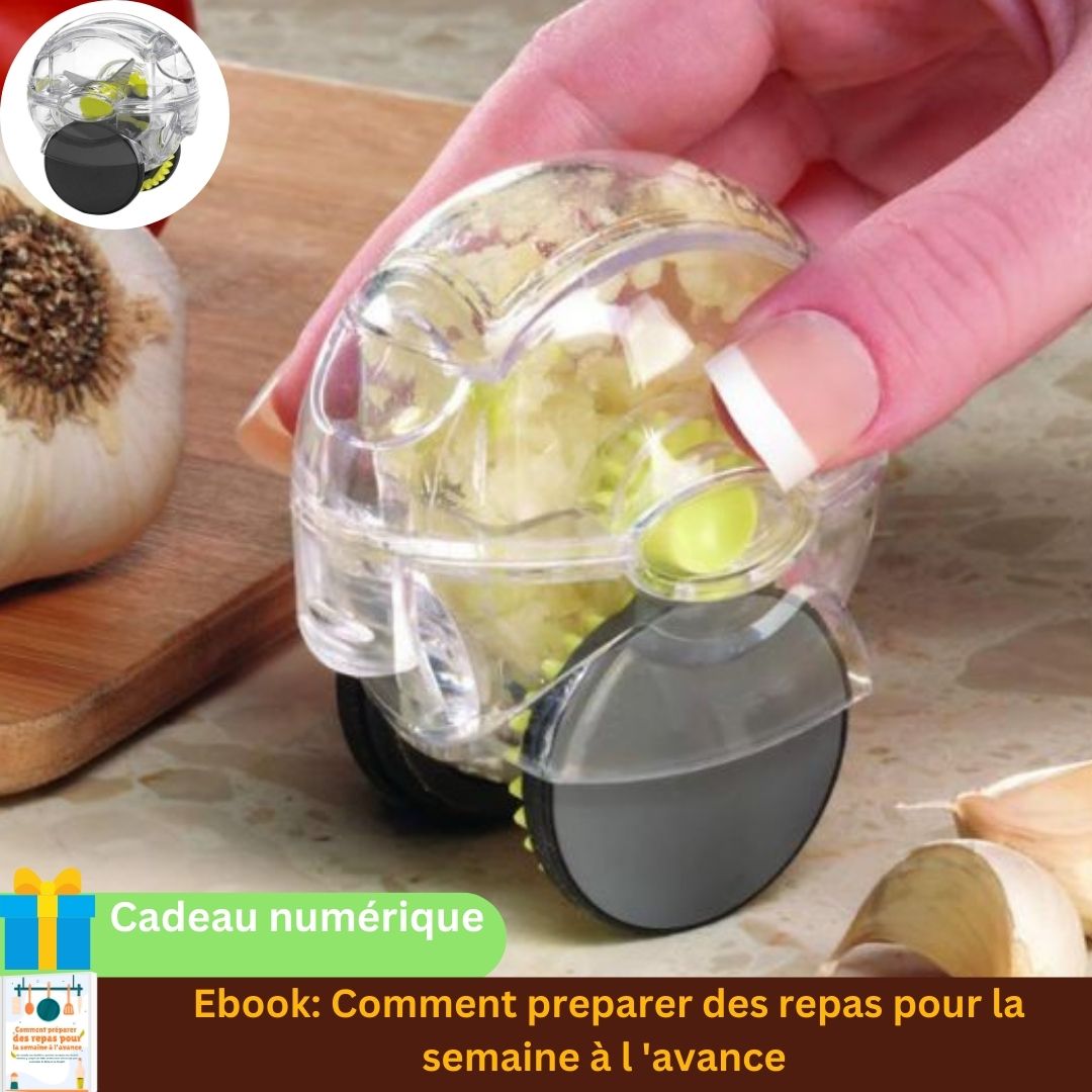 Presse ail - presse ail à roulettes｜Librecook™