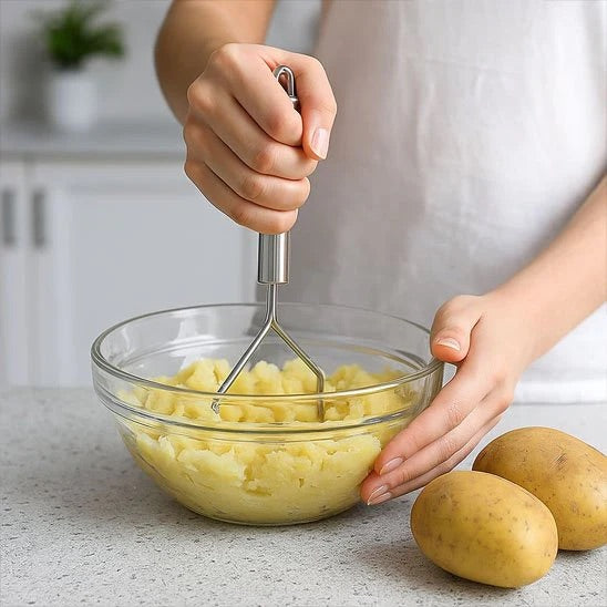 Presse purée manuel inox Librecook – purée de légumes maison facile et rapide