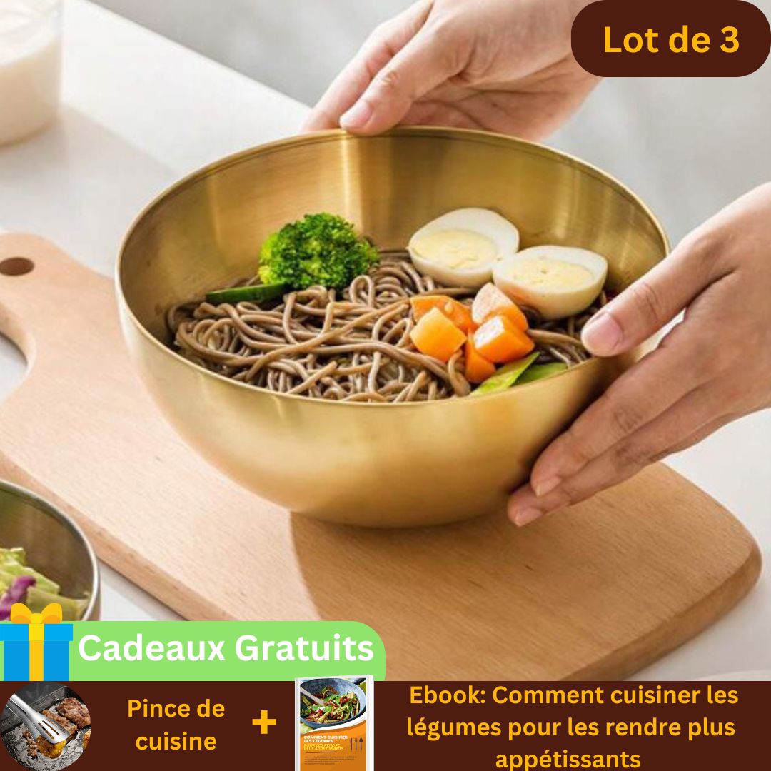 Saladier｜Librecook™ : Lot de 3