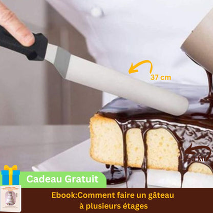 Spatule-spatule coudée