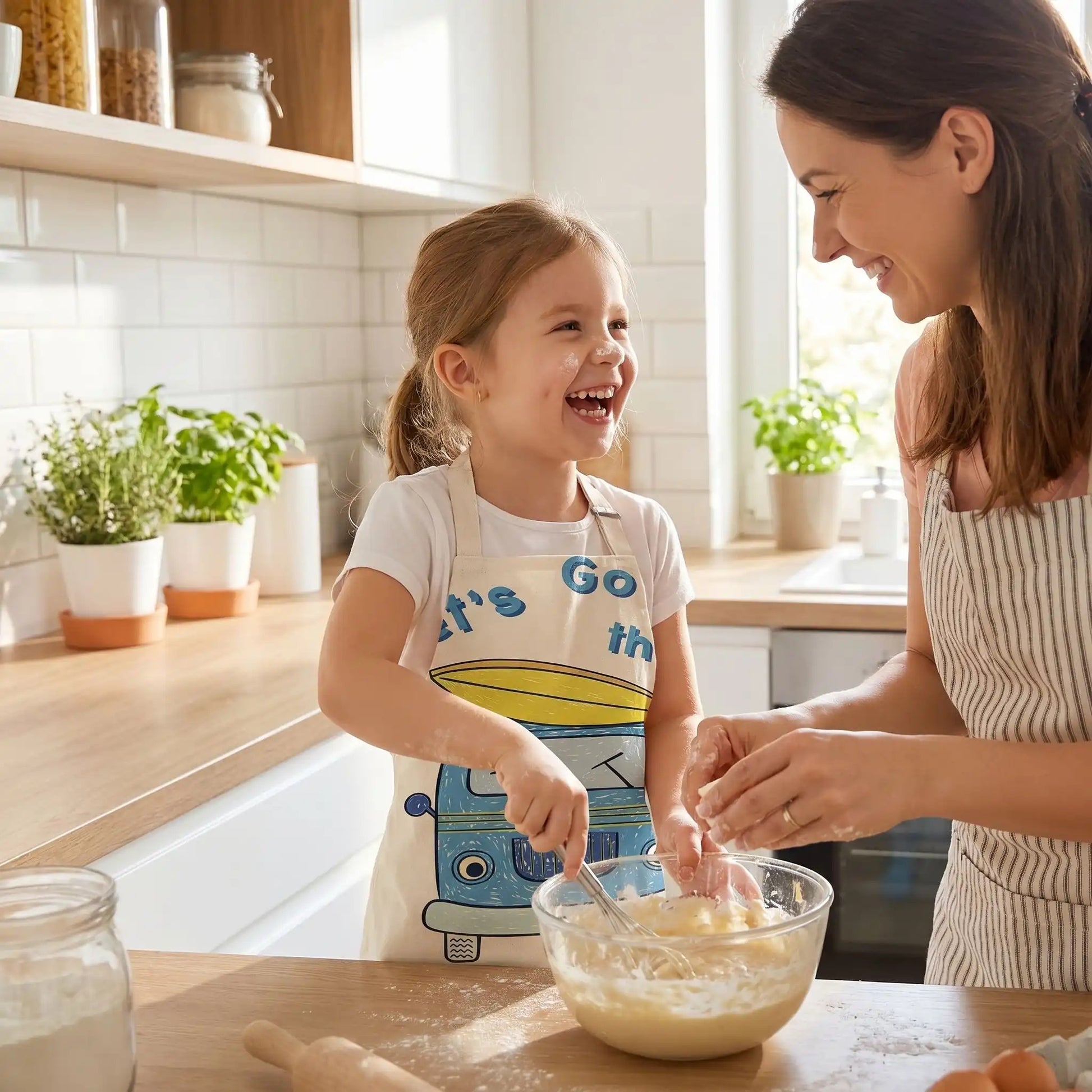 Tablier enfant MiniChef ajustable confortable résistant taches | Librecook™